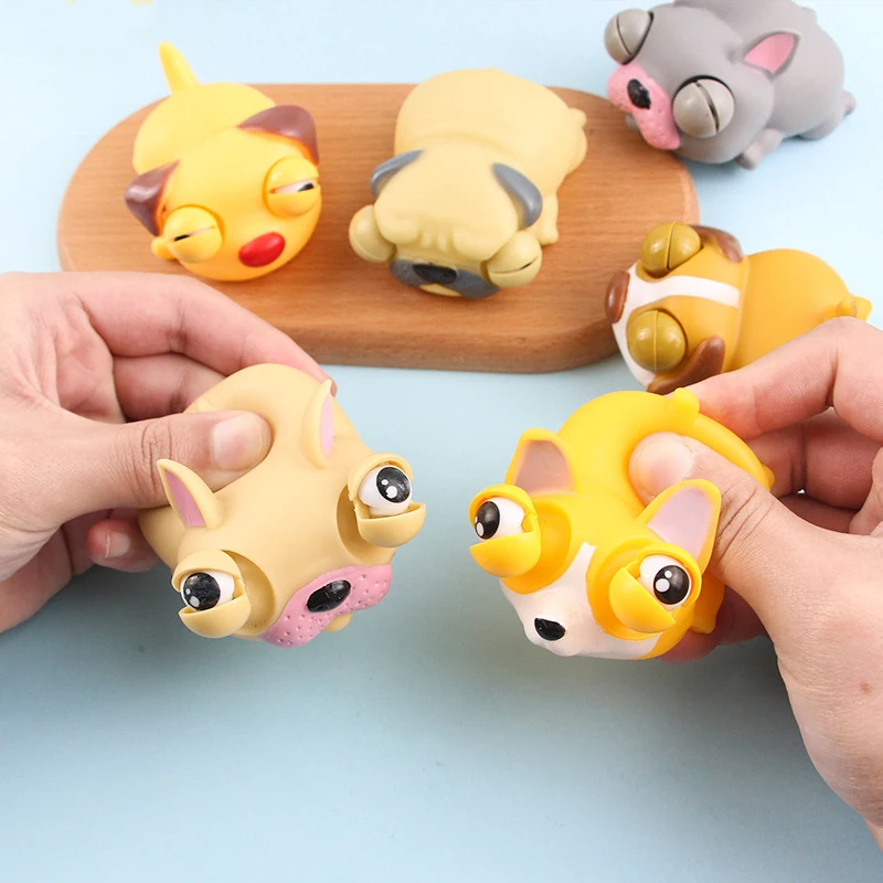 الإبداعية مضحك مقلة العين انفجار ضغط العين لعبة الحب النوم الكلاب قرصة لعب الكبار الاطفال الإجهاد الإغاثة تململ لعبة دمية لعبة #5