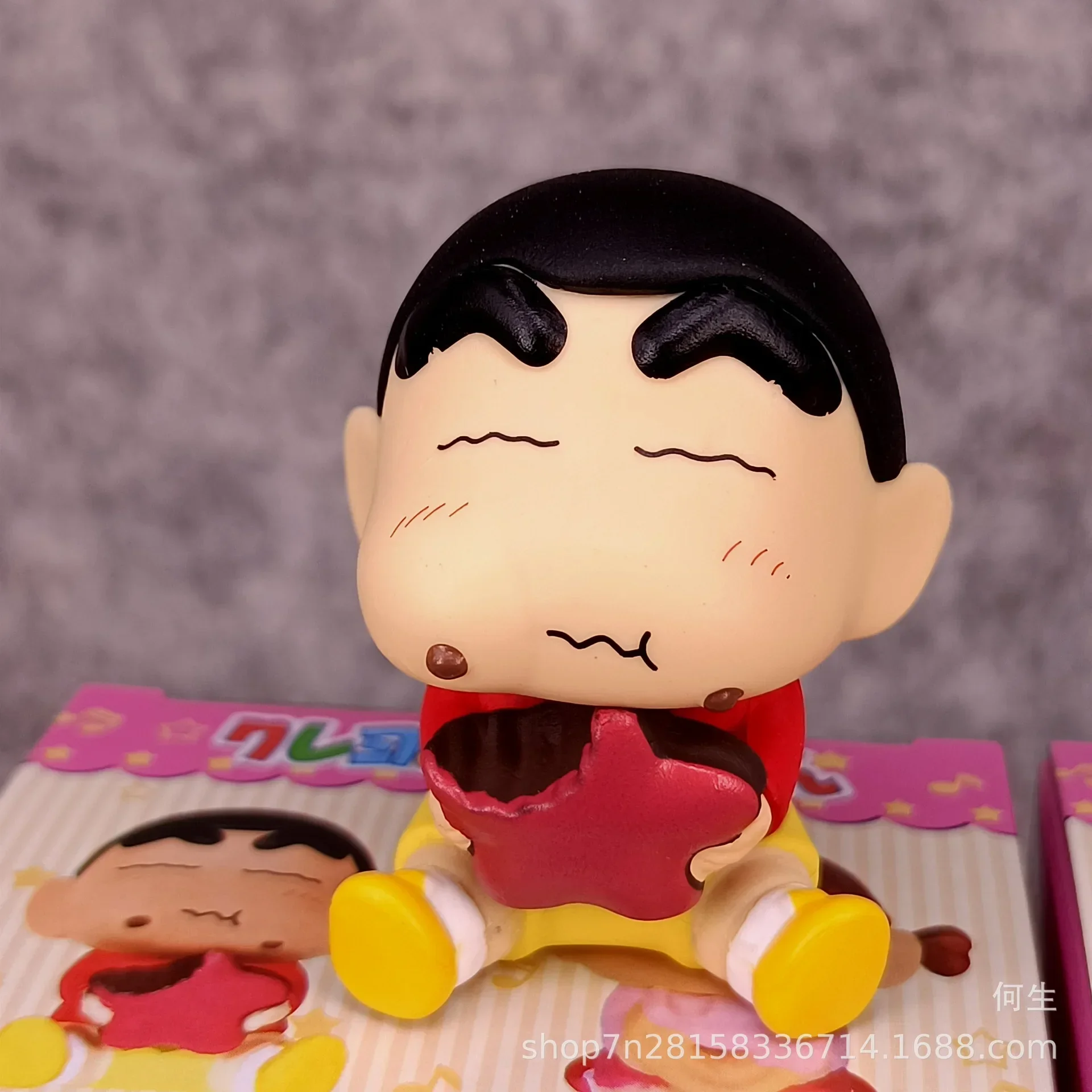 

Bandai 6 шт./компл. аниме карандаш Шин-тян еда обмена вечерние кавайная фигурка ПВХ модель игрушки куклы коллекционные автомобильные украшения подарки