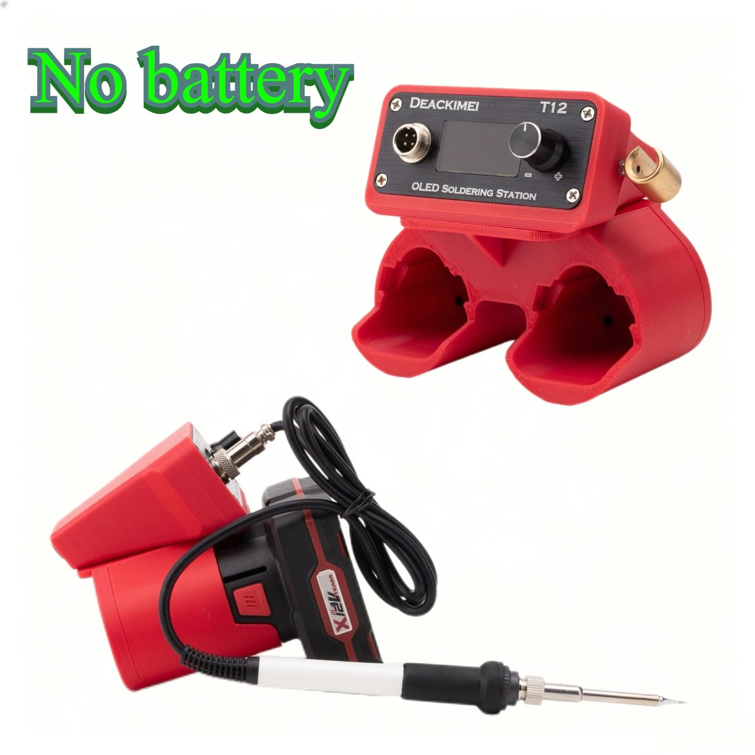 

OLED Thermostat for PARKSIDE X12V Lithium Battery Outdoor Indoor Portable DIY Repair T12 Soldering Iron Welding Station