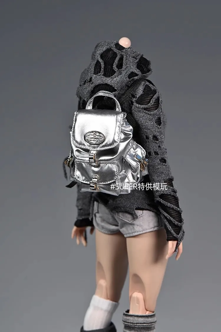 

1:6 Scale Female Soldier Accessories Trendy Doll Multi-pocket Backpack Back Model fit 12" Action Figure Doll bjd OB DIY