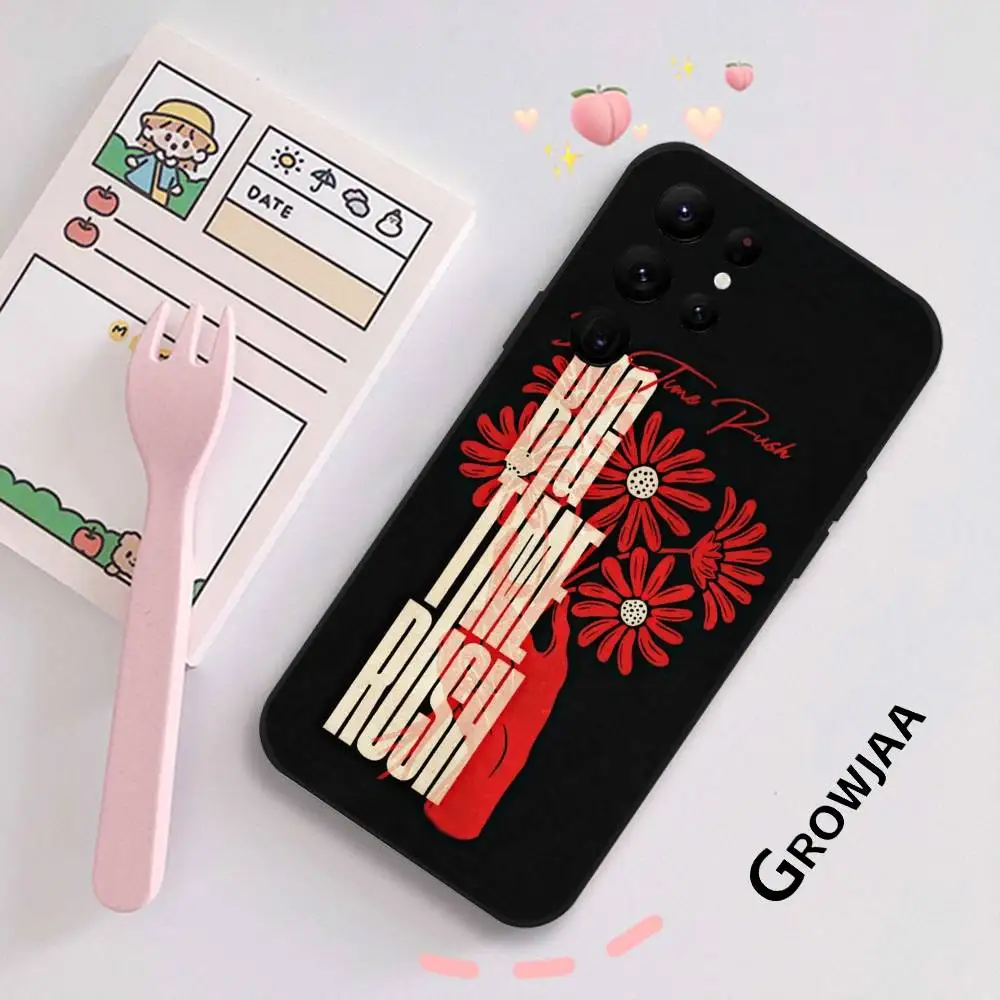 Muziek B-Big Time R-Rush telefoonhoesje voor Samsung Galaxy S25 S24 S22 S23 Ultra S21 S20 Plus 5G