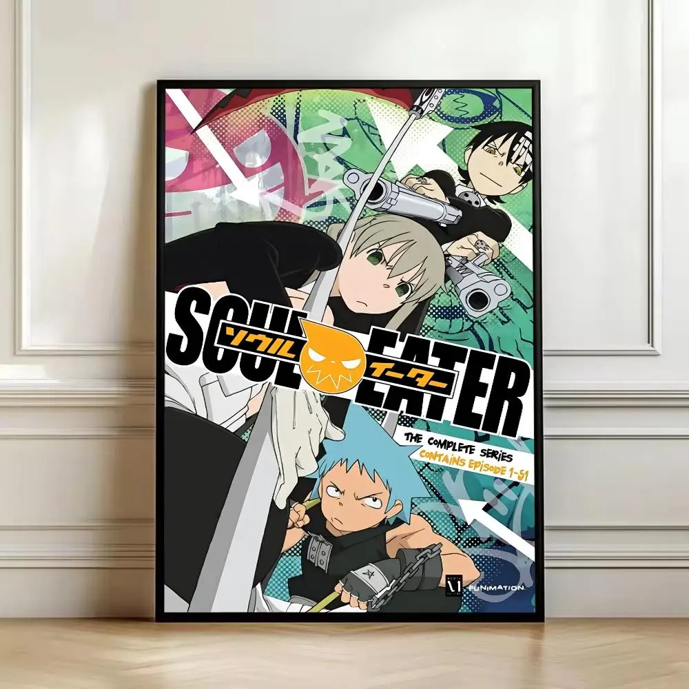 S-Soul E-Eater Anim Painting Calligraphy HD Art Wall Waterproof Home Living Room Bedroom Bar Decorative Paintings