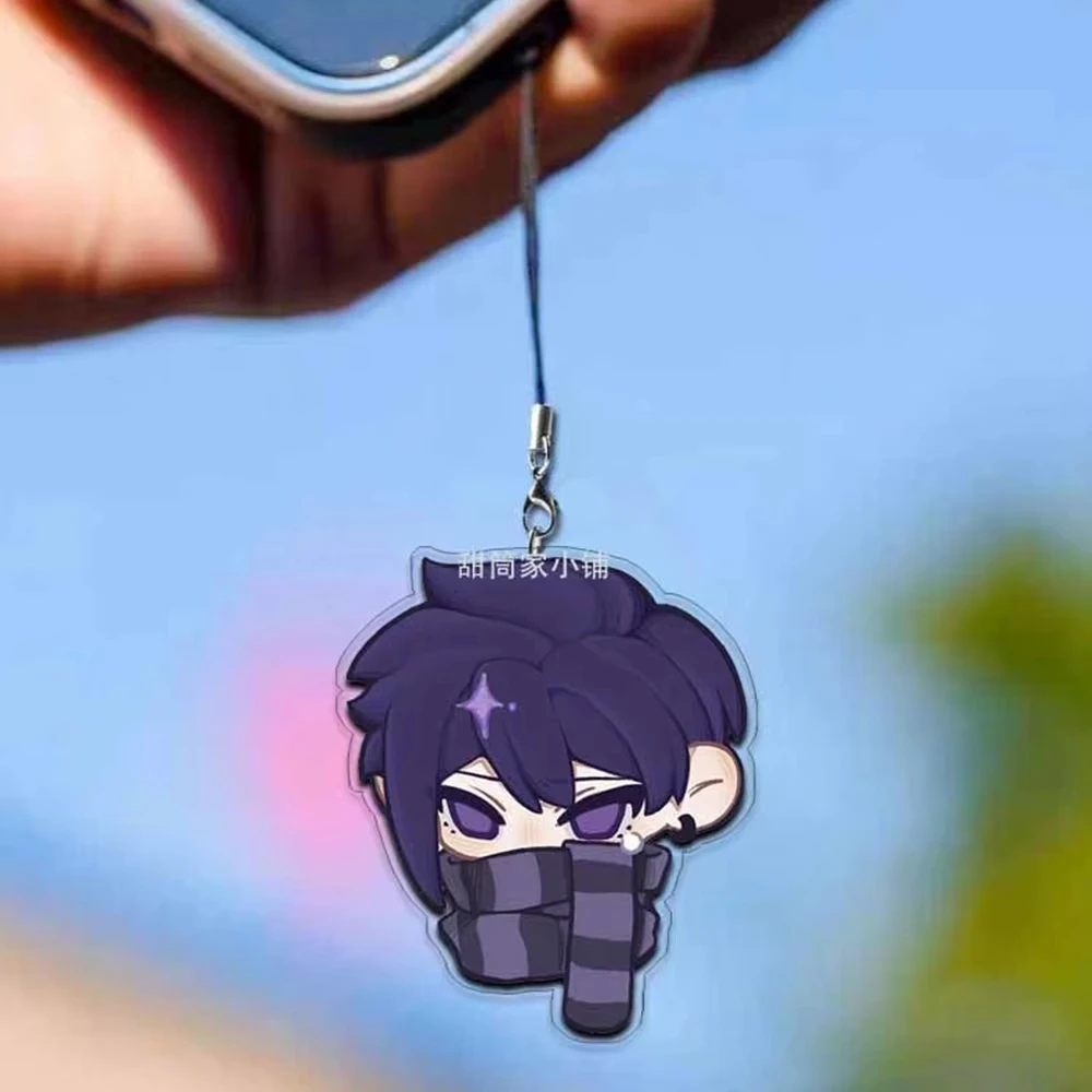 Stardew Valley سيباستيان لعبة تأثيري المفاتيح حبل سلسلة هواتف سلسلة مفاتيح أكريليك كيرينغ الشكل قلادة حقيبة الملحقات الدعائم