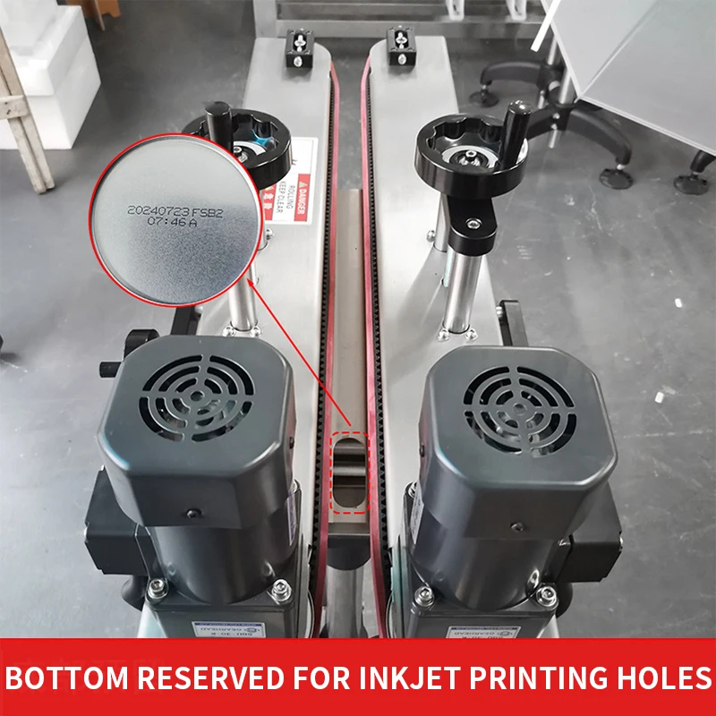 Glass Bottle Clamp Conveyor Belt Plastic Bottle Transition Conveyor Belt Filling and Labeling Production Line (Customized)