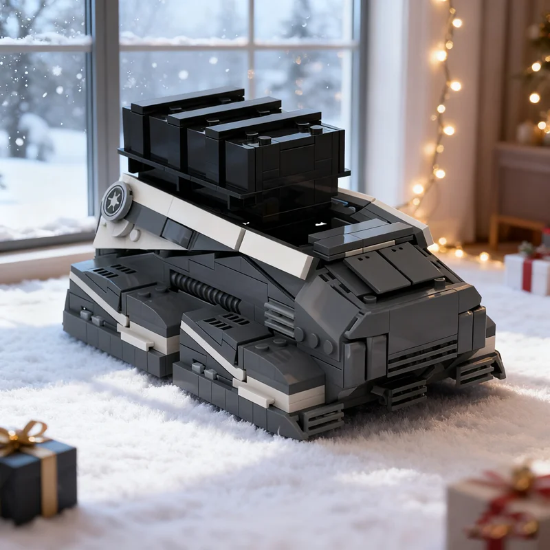 619 elementów MOC Imperialny Transport Żołnierzy Pół-Tank Model Bitewny Gwiezdny Wojny Klocki Konstrukcyjne Architektura Zabawka Prezent na Boże Narodzenie Kreatywny Pomysł