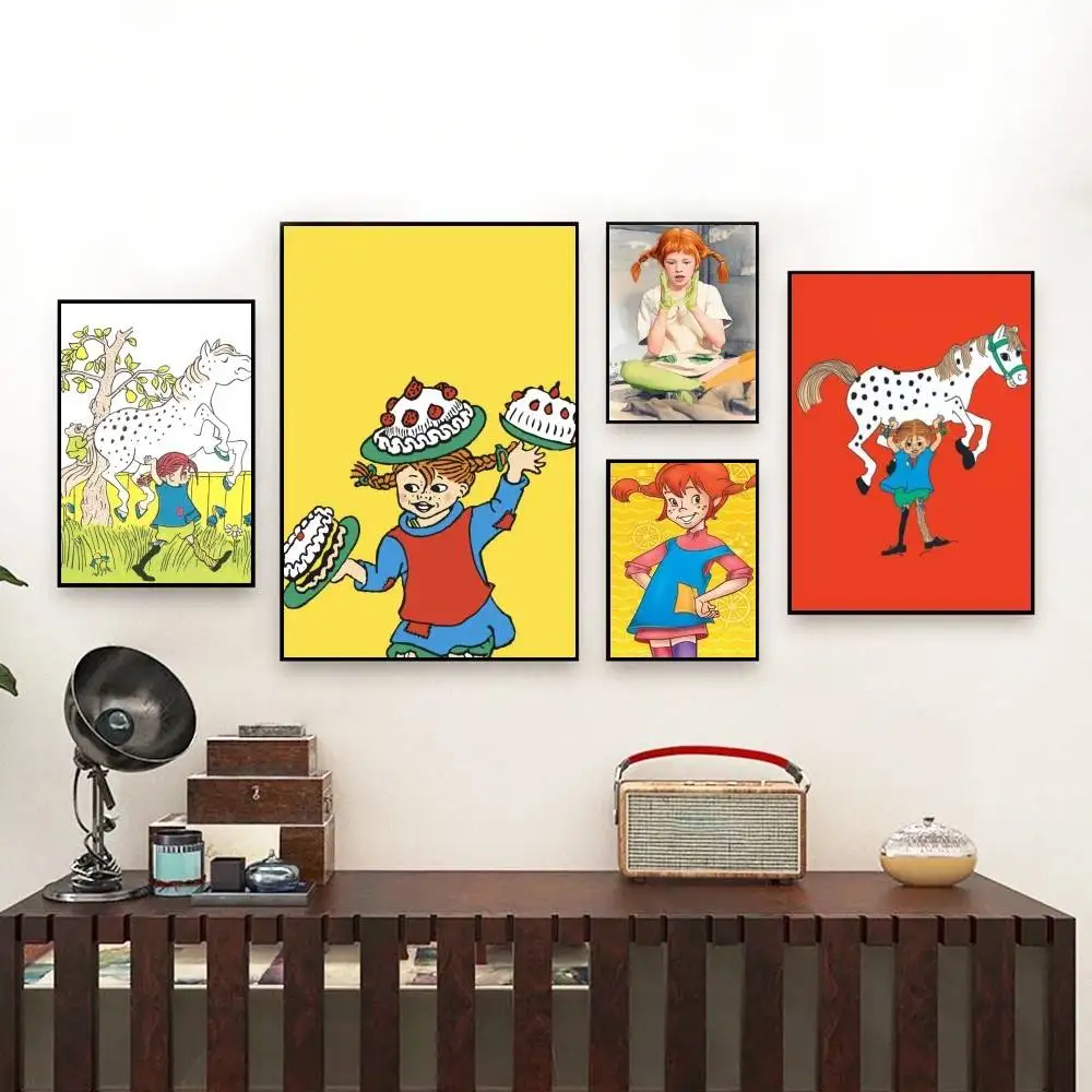 

Anime Pippi L-longstocking Poster Perfect Space Sticker Self Adhesive for Office Home Theater Wall Art Decor Fancy Gift