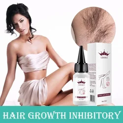Naturalne trwałe usuwanie włosów Serum Stop usuwanie inhibitora wzrostu włosów twarz pod pachami nogi ciało łonowe depilacja włosów Serum 10ml