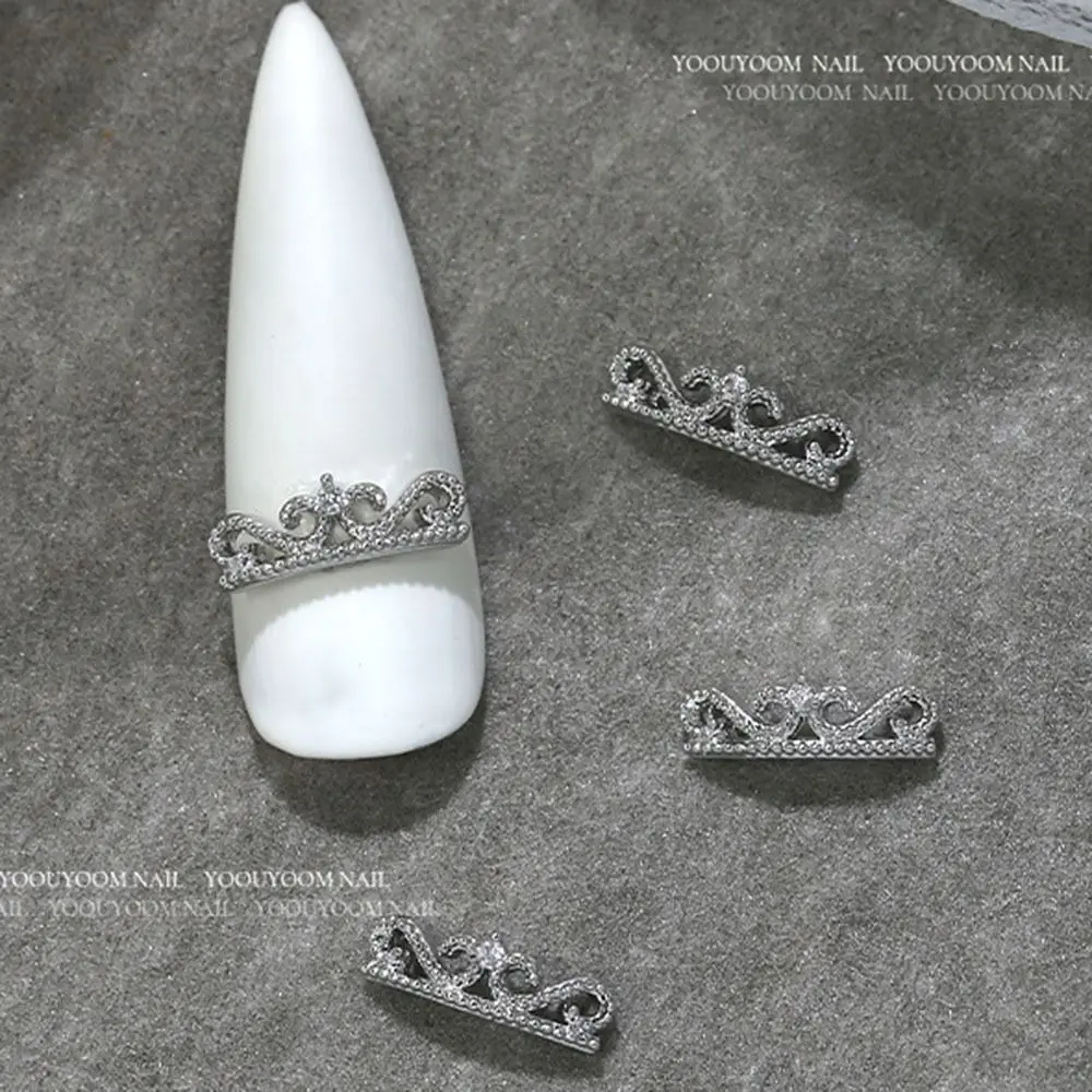 DIY zilveren 3D manicure sieraden strik nagel charmes kristal nagel steentjes vlinder mode nagel kunst decoratie vrouwen