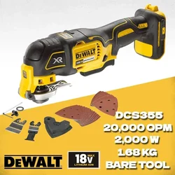 DEWALT Oscillating Tool Kit DCS355 Brushless Cordless Starlock Compatible Multifunction Oscillating Multi-Tools Trimmer Saw