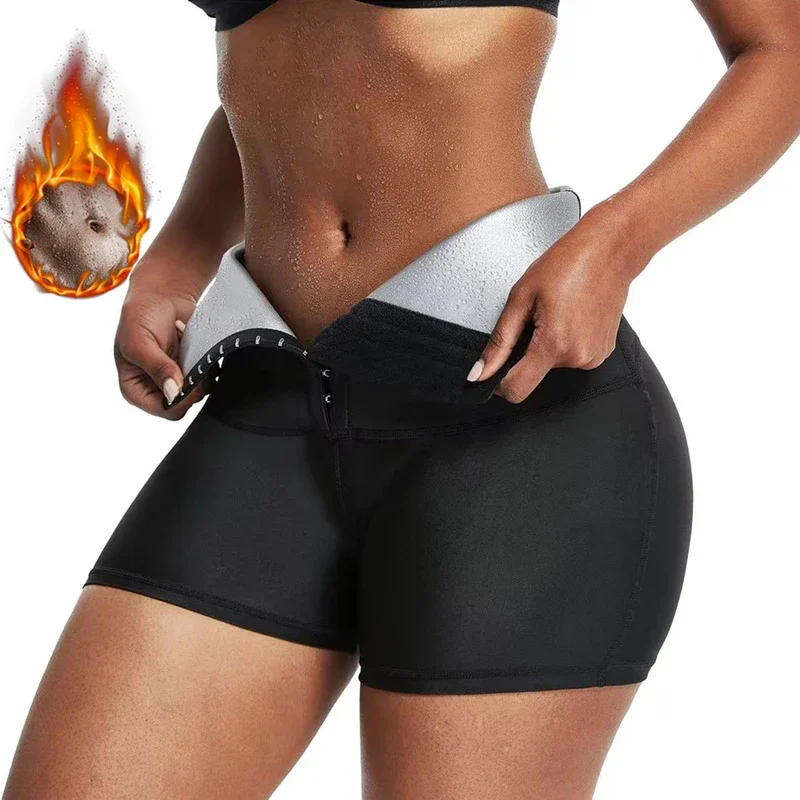 Frauen Taille Trainer Sauna Hosen für Gewichtsverlust Fettverbrennung Hohe Taille Body Shaper Sweat Hosen