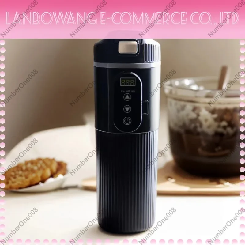 500ml Smart Car Heating Water Kettle Insulated Travel Heated Water Cup Portable on Car Boiling Water Tea Cup