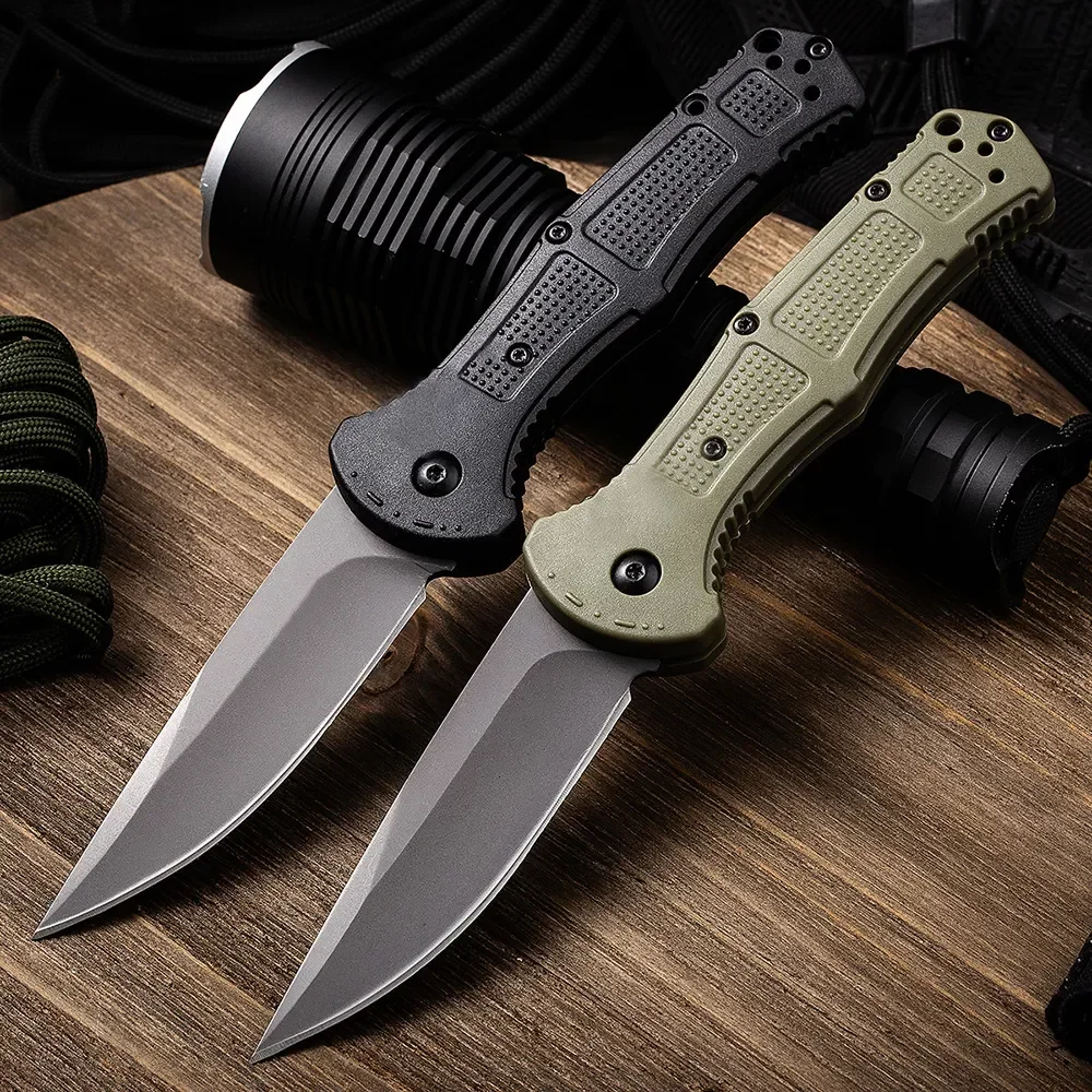 9070 9071 Claymore Assisted Outdoor Folding Knife D2 Tanto Blade Nylon Fiber Handle Outdoor Camping Knives Survival EDC Tools