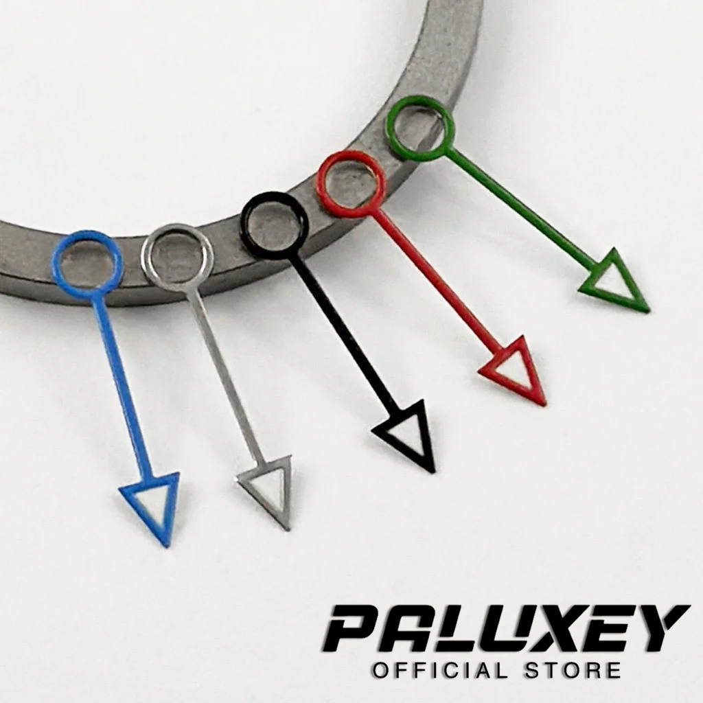 NH34 시계 핸드 GMT 다이빙 시계, 수정 기계식 시계 액세서리, 12.5 직경, NH34A 4R34 무브먼트 교체 부품에 적합