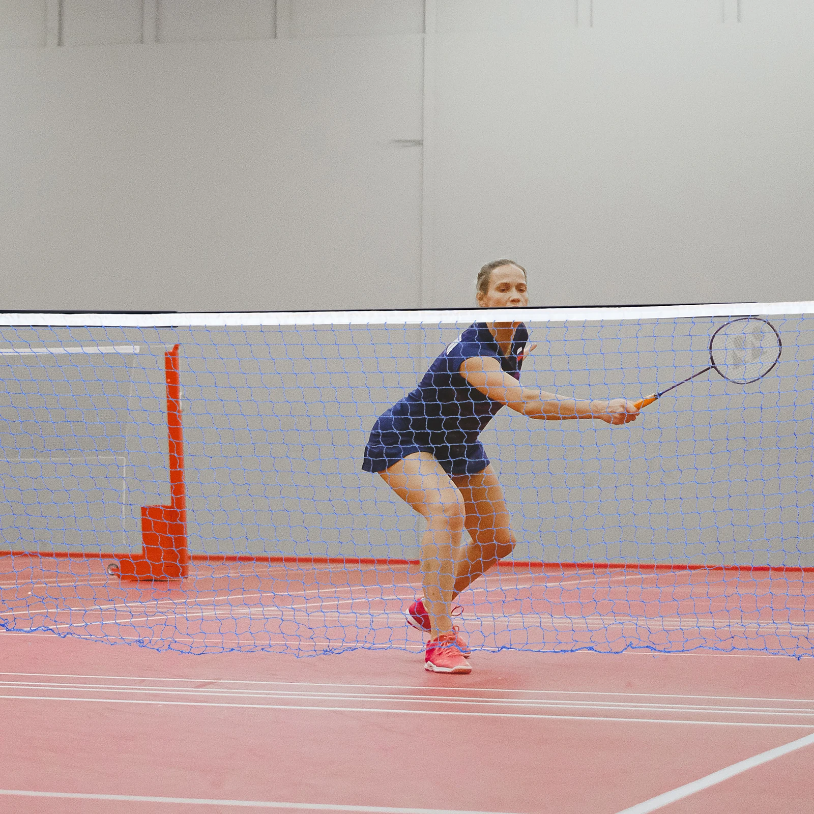 

Badminton Net Standard Size Small Mesh Wear-Resistant Polypropylene Fiber Easy Install for Backyard Beach Garden