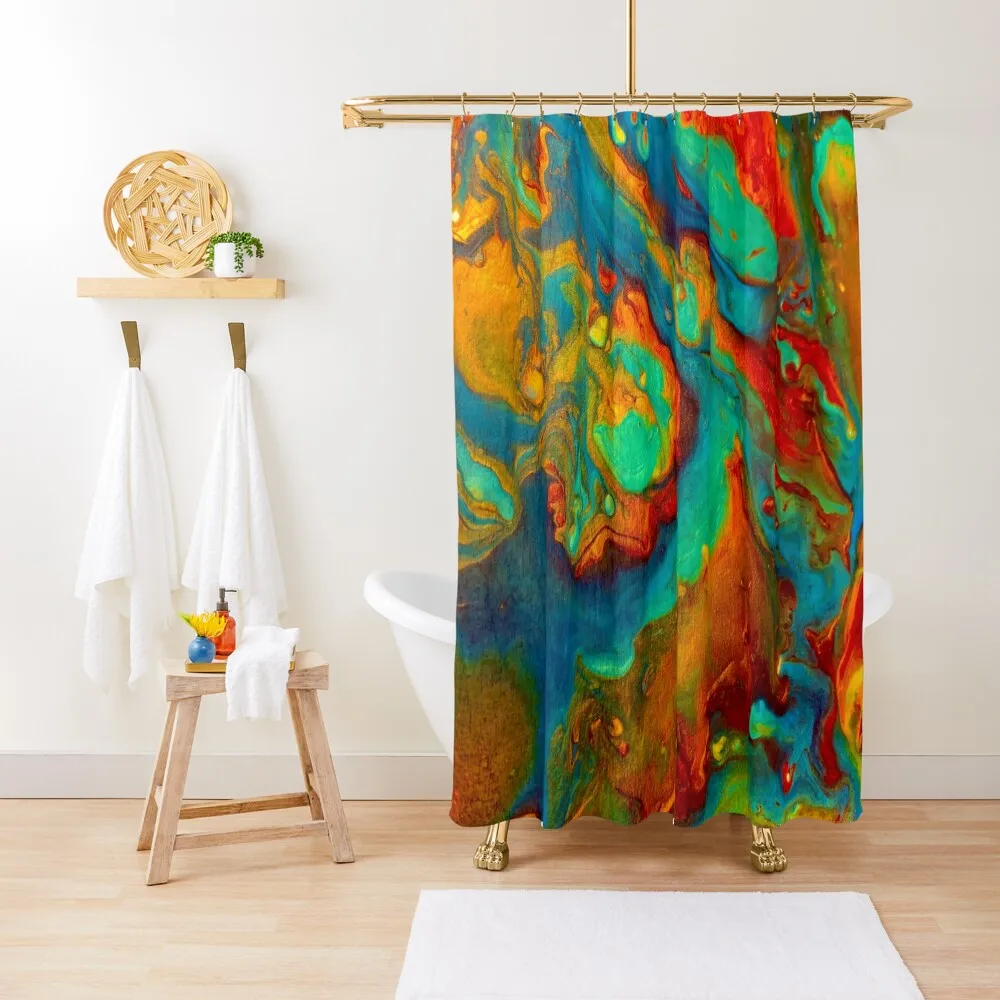 

Patina Swirl Shower Curtain Shower For Bathrooms Set For Bathroom Toilet Accessories Bathroom Curtain