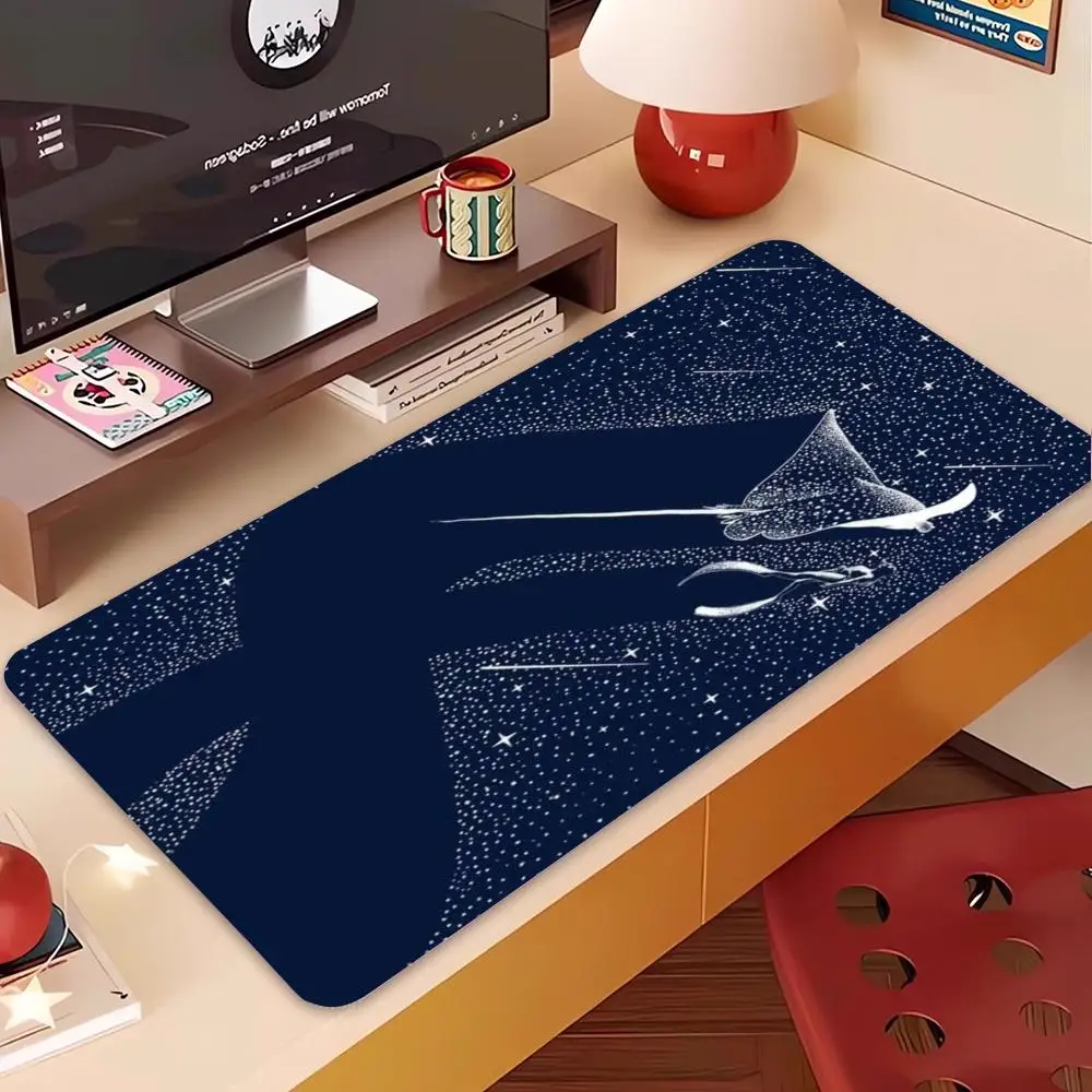 

Очень большой устойчивый к пятнам утолщенный офисный противоскользящий коврик для клавиатуры с блокировкой краев, игровой коврик для мыши