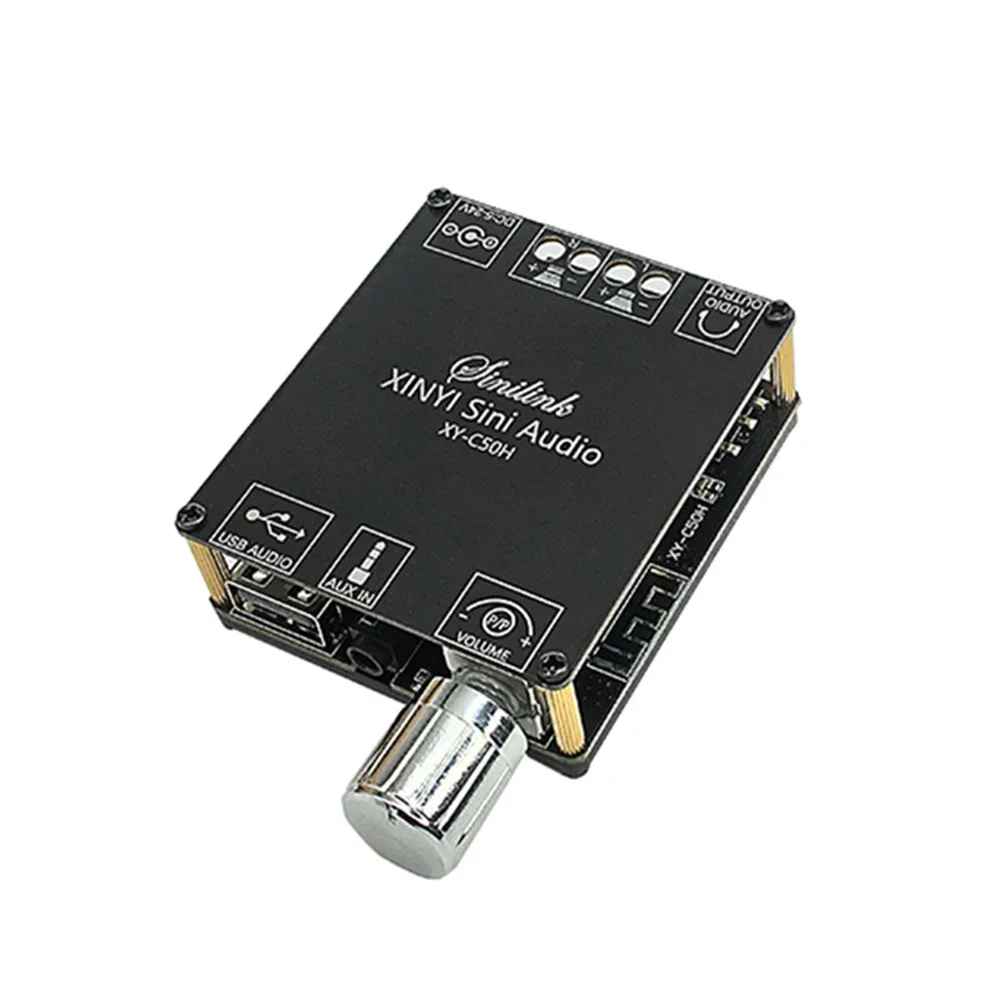 XY-C50H 50Wx2 Bluetooth 5.0 HiFi Wireless Audio Digital Power Amplifier Board TPA3116D2 Dual Channel Stereo Wireless Speaker