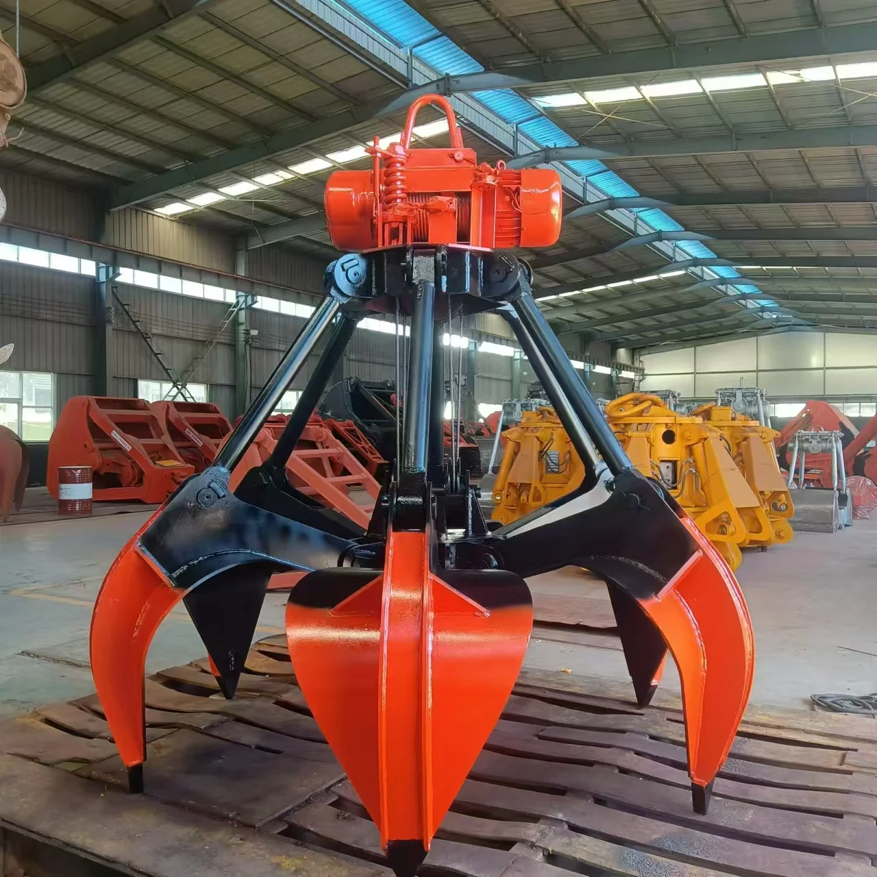 Large Hydraulic Six-Petal Grab with Strong Gripping Force Easy Operation Core Engine Motor Components Product Category Grapples view 5