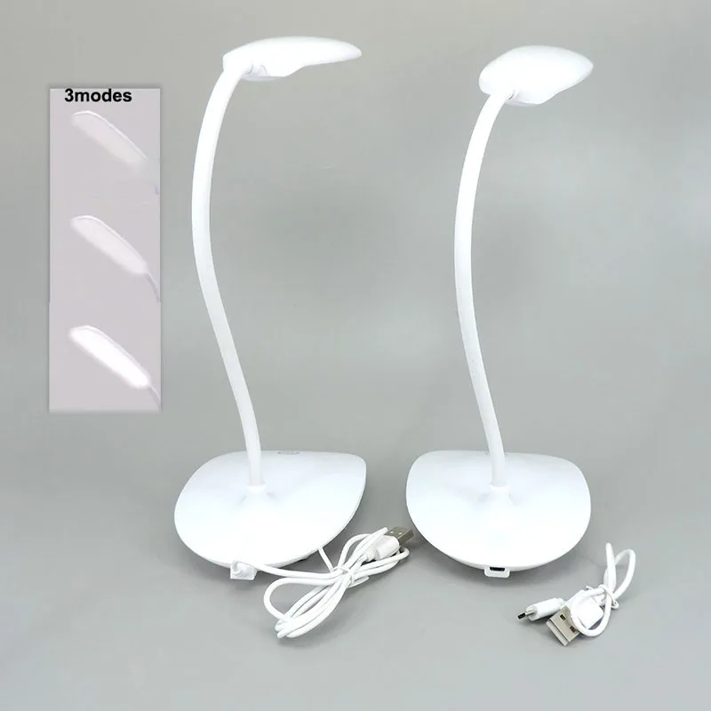 DC 5v rechargeable USB Charging Mini LED Desk Lamp bed Night Light Reading Book Light Eye-Protection Children Study Table Lamp S