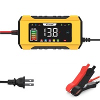 12V 6A us plug Car Battery Charger Lead Acid Battery Fast Pulse Intelligent.Efficient, and Safe Charging for Cars and Mot