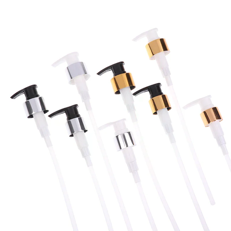 Soap Pump Liquid Pump Head Lotion Dispenser Head Push Type Head 24/28 Thread Bath Shampoo Bottle Press Nozzle Replace Pump Tube