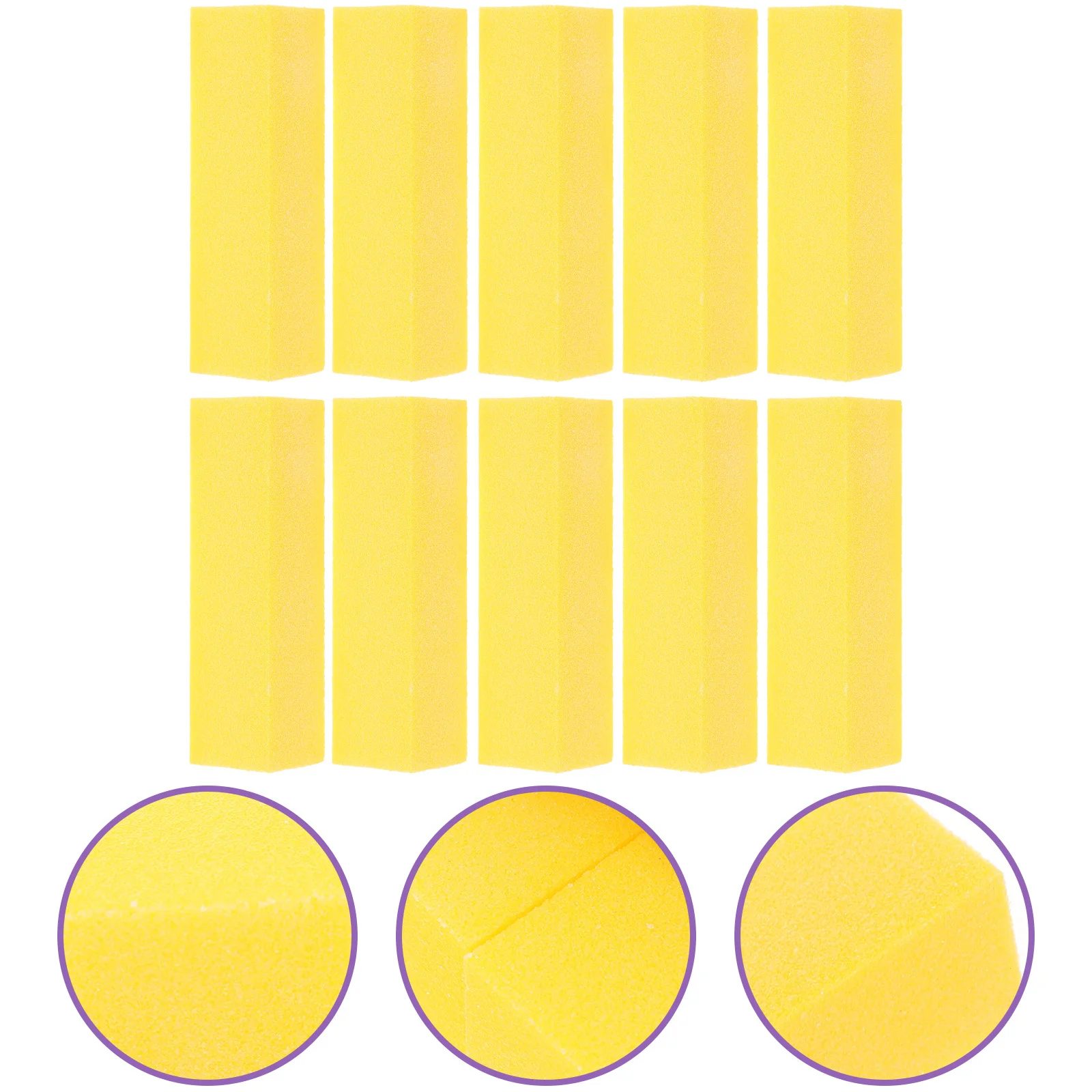 10 stuks nagelbufferblokken vinger teennagelvijl manicure pedicure polish verwijdering salon thuisgebruik duurzaam praktisch