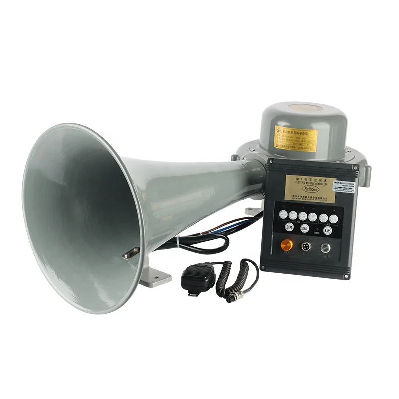DDK-300W High Power Loudspeaker Electric Whistle Horn with High Tone 24V CCS Certified Marine Supplies