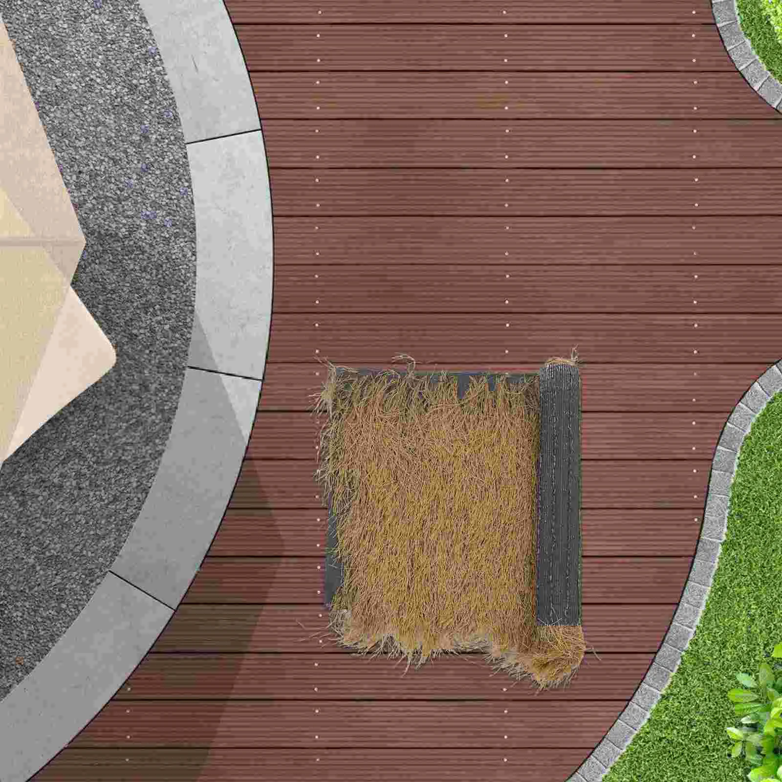 

Imitation Thatch DIY Roof Rugs Simulation for Garden Fake Straw Artificial Area Decorative Mexican to Weave