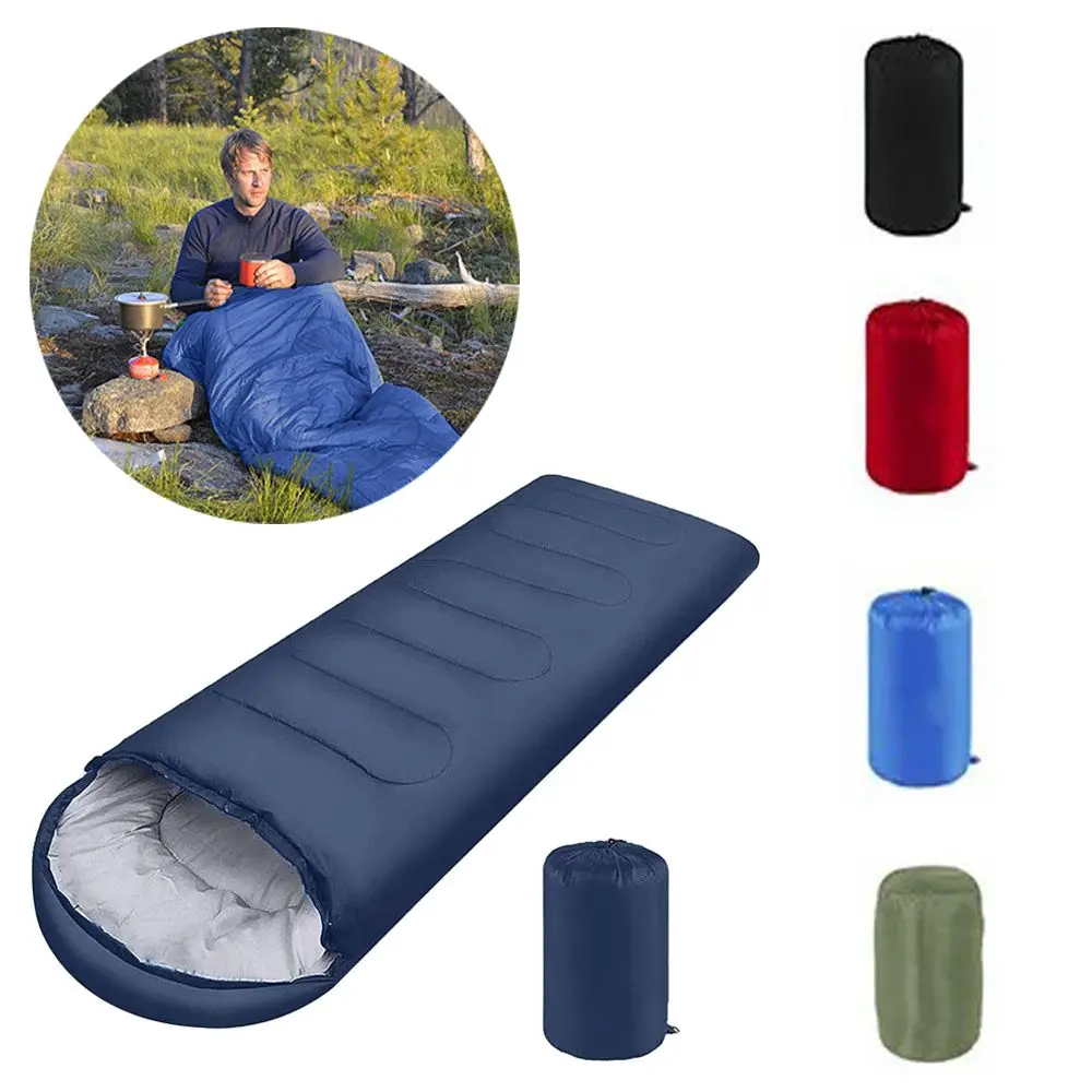 

High Quality Portable Camping Sleeping Bag Thick Single Envelope Sleeping Bag Lightweight 4 Season Outdoor Travel Bag