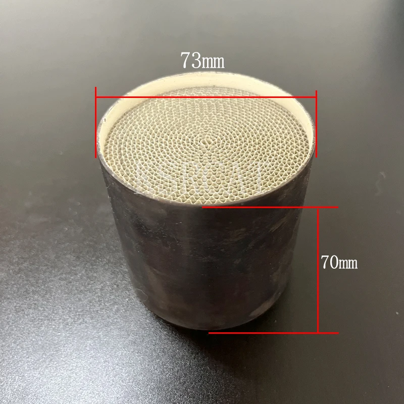 

73*70mm Motorcycle catalyst Purify Exhaust Pollutants honeycomb autobike catalysts Improve Fuel Economy