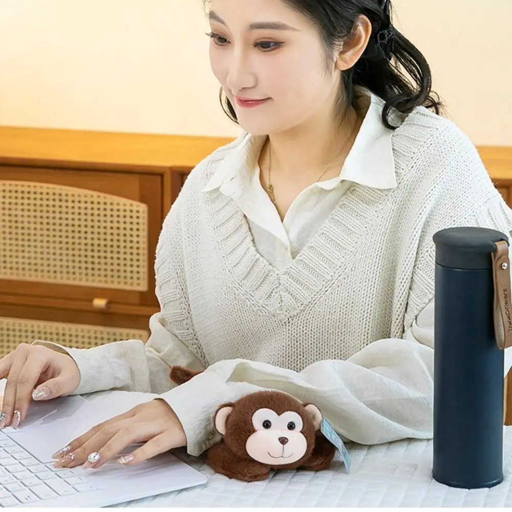 Bonito 20cm pelúcia companheiro boneca elefante urso pelúcia animal travesseiro super macio pelúcia animal brinquedo de pelúcia mesa