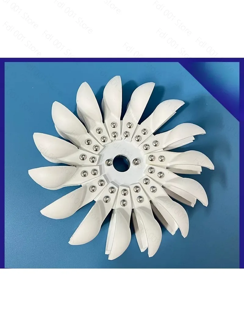 2026 High Efficiency Pelton Turbine Wheel, Compact Impact Water Wheel for DIY Hydroelectric Generator