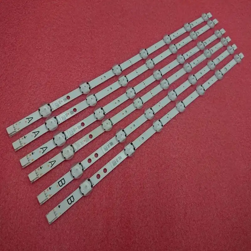 Striscia di retroilluminazione a LED per TOSHIBA 49U6663DB 49U6763DB 49U5863DB 49U5766DB 49PUS6031 VES490QNDL VES490QNDS-2D-U11
