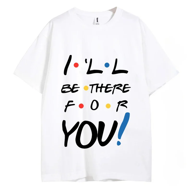 Friends TV Show Graphic Streetwear Fashion Girls T-Shirts Harajuku Clothes Short Sleeve Summer Tees Casual Female O-Neck Tops