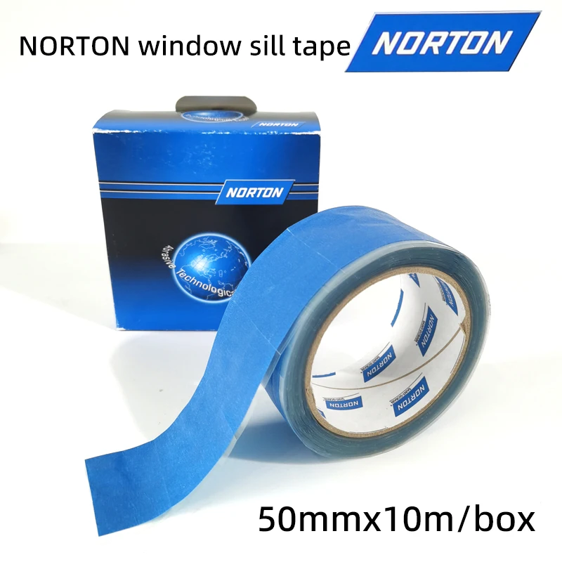 

NORTON Window Edge Masking Tape Perforatedtrimtape Beauty Turn Shielding 50mm*10m