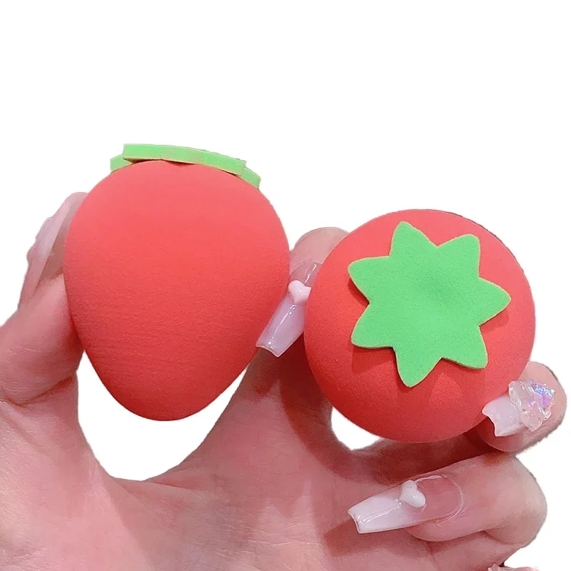 4pcs Makeup Fruit Puff Cute Fruit Shape Beauty Blender Wet Dry Soft Sponge BB Cream Cosmetic Applicator Makeup Sponge Puff