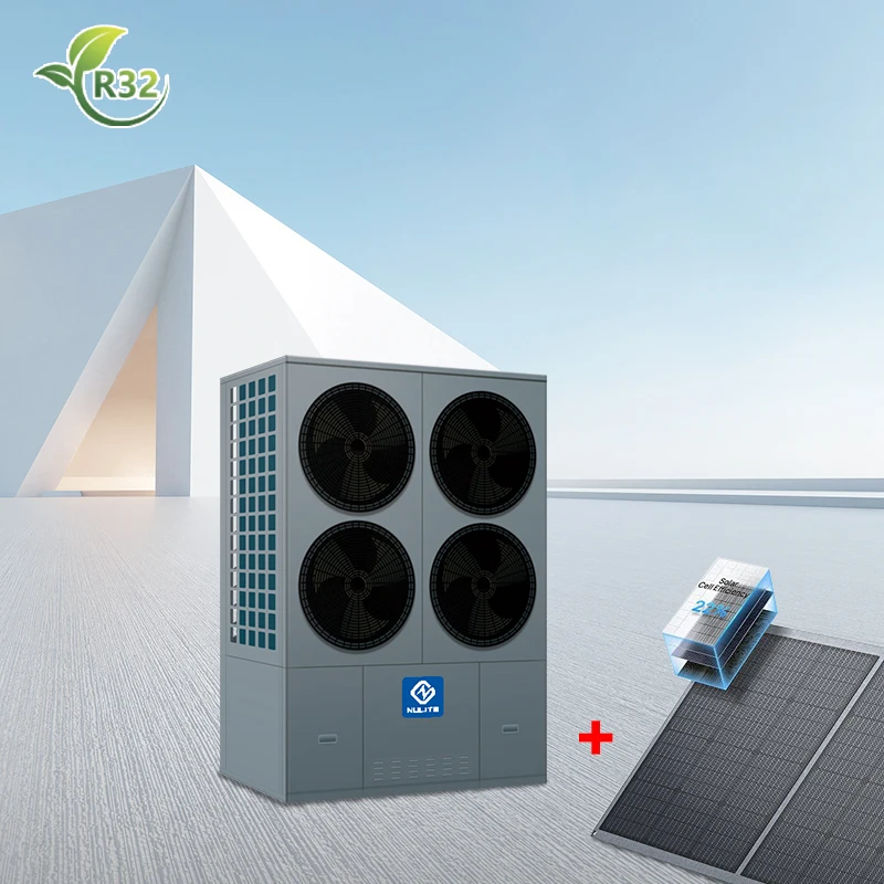 R32 Commercial Air Source Heat Pump 65kW with PV Support, Inverter, WiFi, for Heating and Hot Water