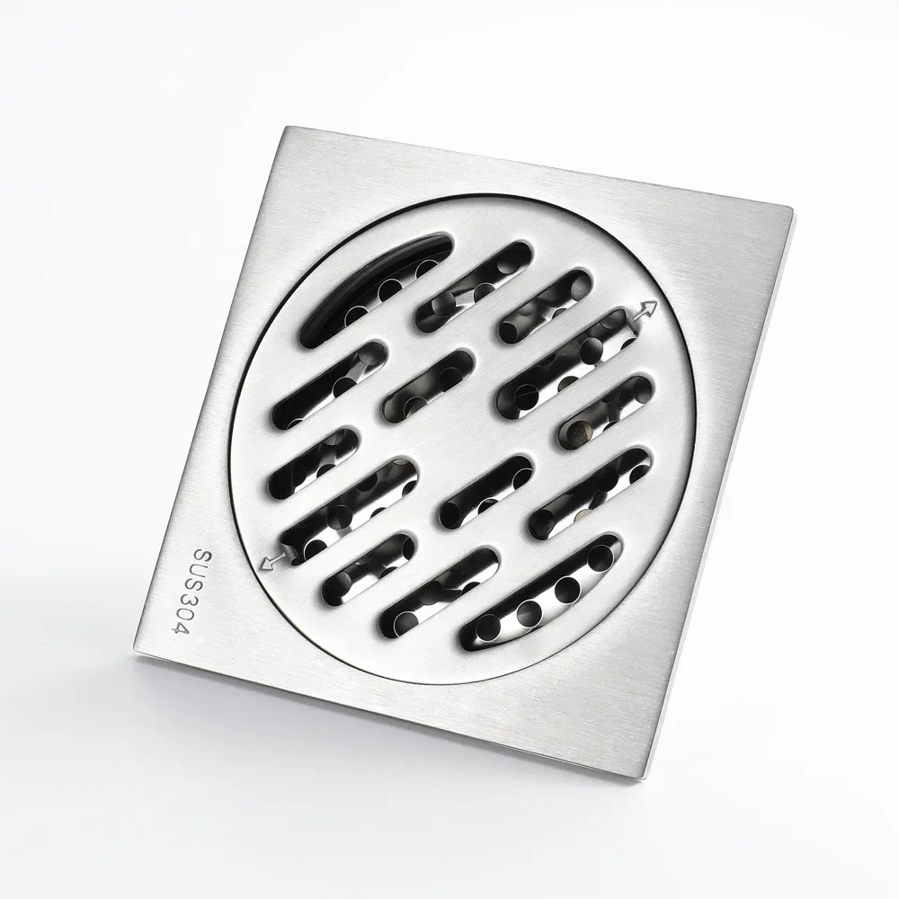 Shower Drain Thick Stainless Steel Floor Drain Ordinary Bathroom Toilet Kitchen Balcony Dedicated To prevent odor BaIDaiMoDeng