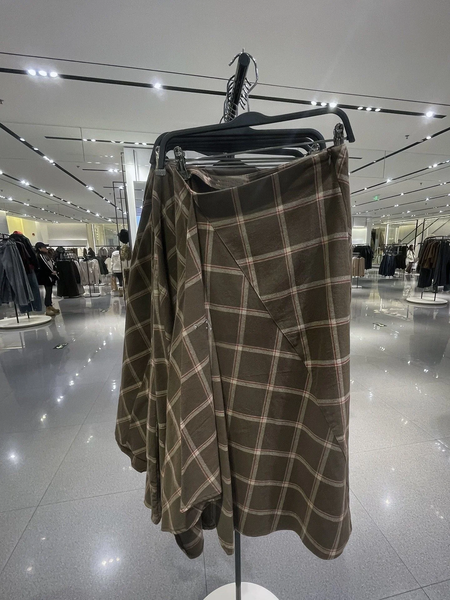 

Новая женская юбка миди 2026 года: облегающая, с низкой талией, многослойная, декоративная, в клетку