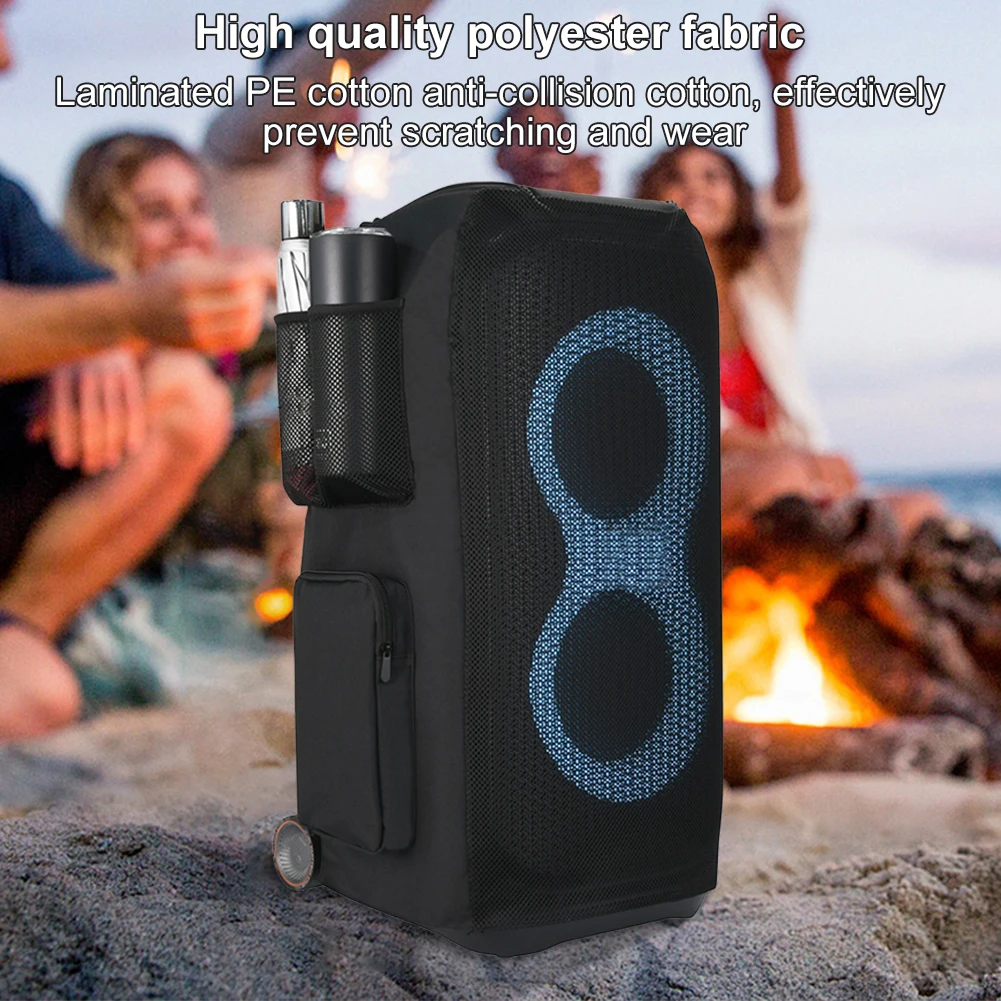 Outdoor Dust Protection Case Multifunctional Mesh Slip Cover Scratch Resistant Speaker Protective Case for JBL PartyBox 320