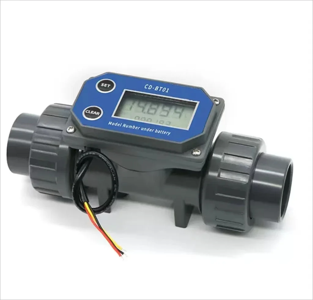 Digital Display Flowmeter Farmland Irrigation Large Flow Electronic Sewage Pipe Sensor Liquid Meter