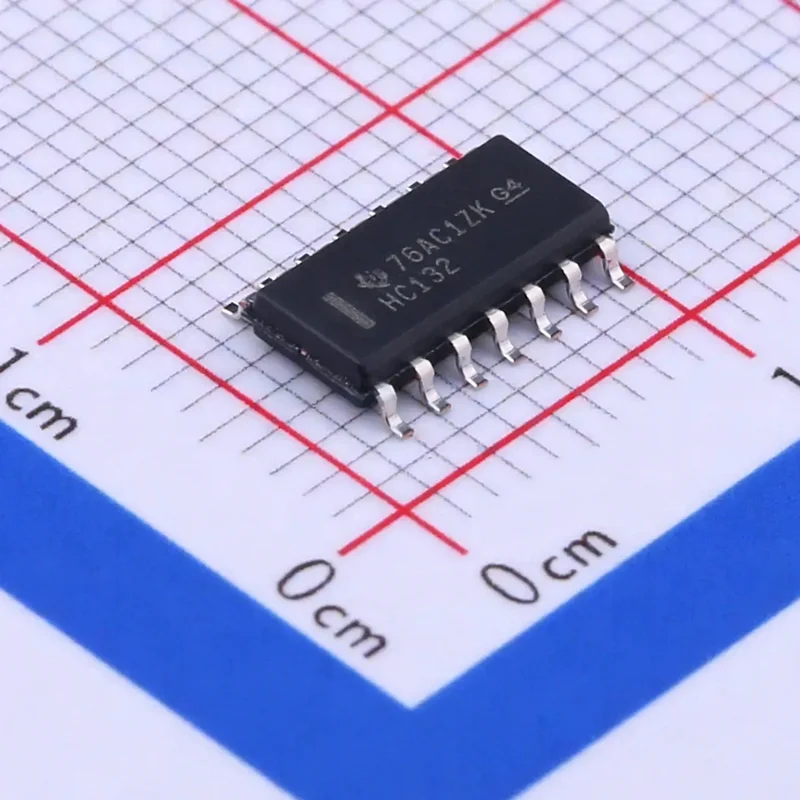 50PCS/LOT SN74HC132DR marking HC132 NAND Gate IC 4 Channel Schmitt Trigger 14-SOIC