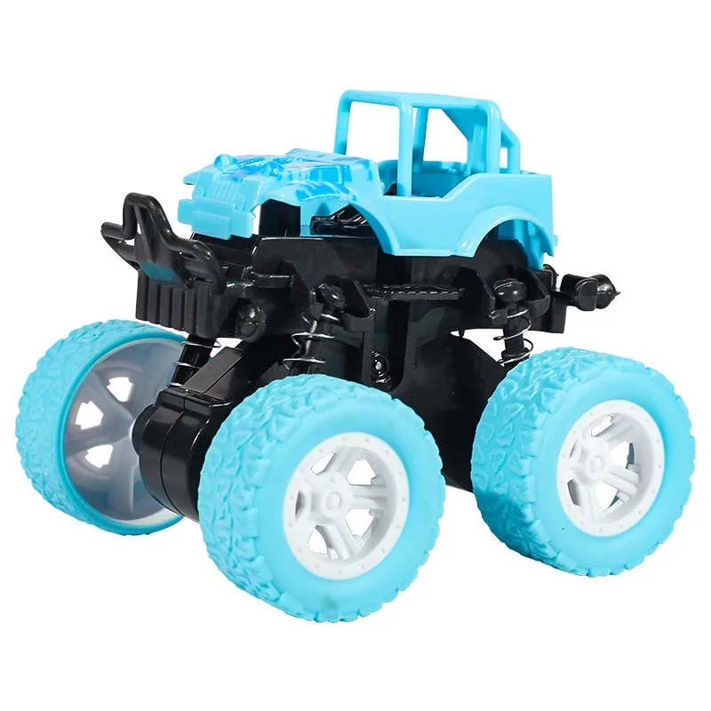 Inertia four-wheel drive off-road vehicle model car big wheel stunt toy car