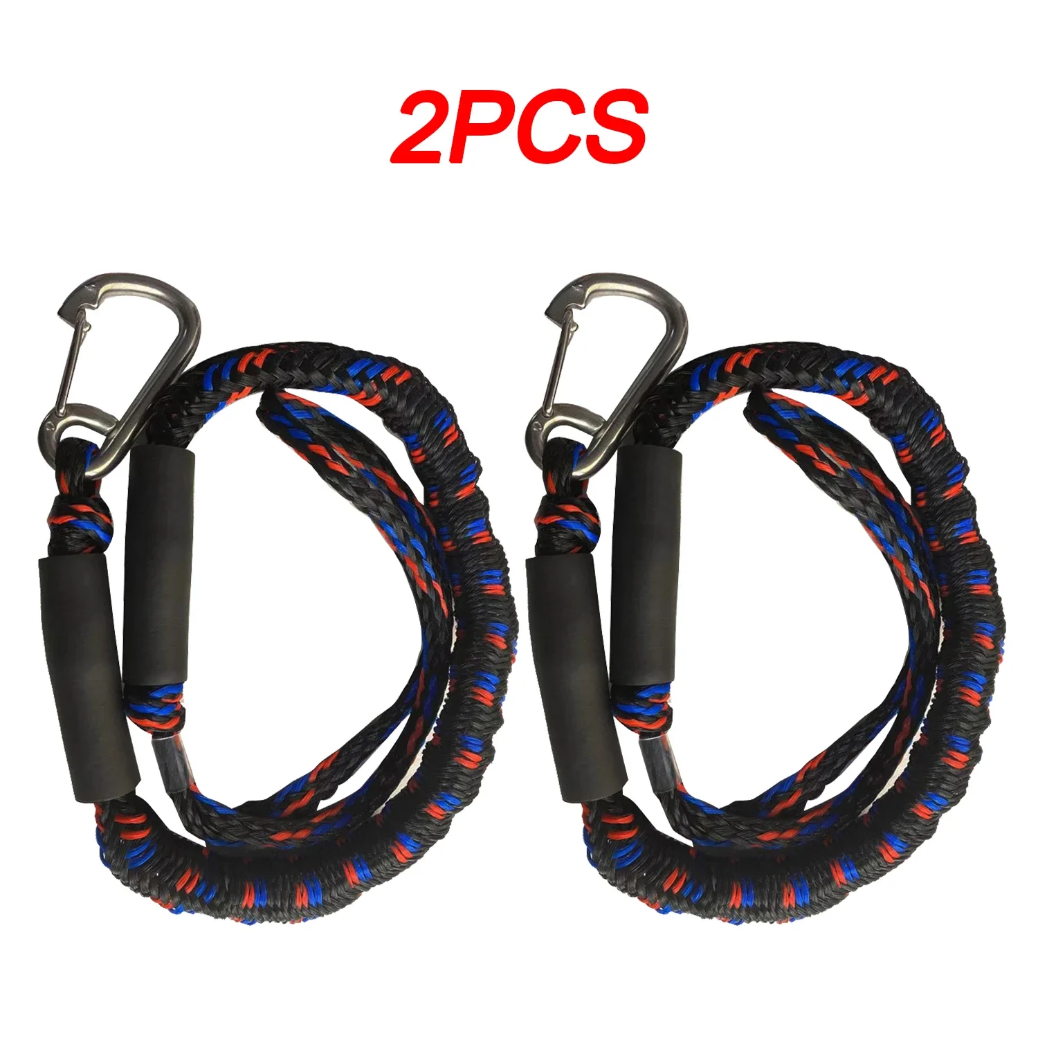 2/1 Stuks Dock Lijnen Elastische Mariene Touw Bungee Koorden Schok Banden Voor Kajak Waterscooter Jet Ski Ponton Kano Motorboot Accessoires