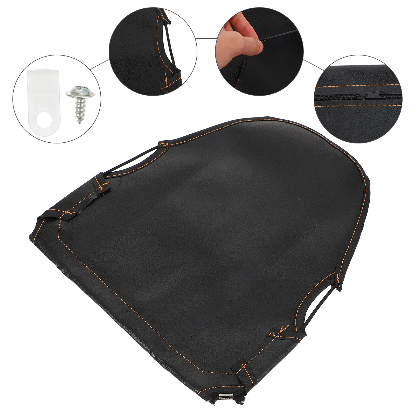 

1pc Storage Multi-Purpose Seat Tail Electric Lightweight Pu Polyester Accessories Parts Scooter Supplies Scooter Saddle Bag
