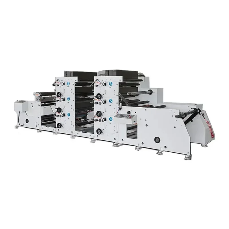 Customized Flexographic Printing Press For Packaging Bag High Transparency Ink Maintains Material Clarity