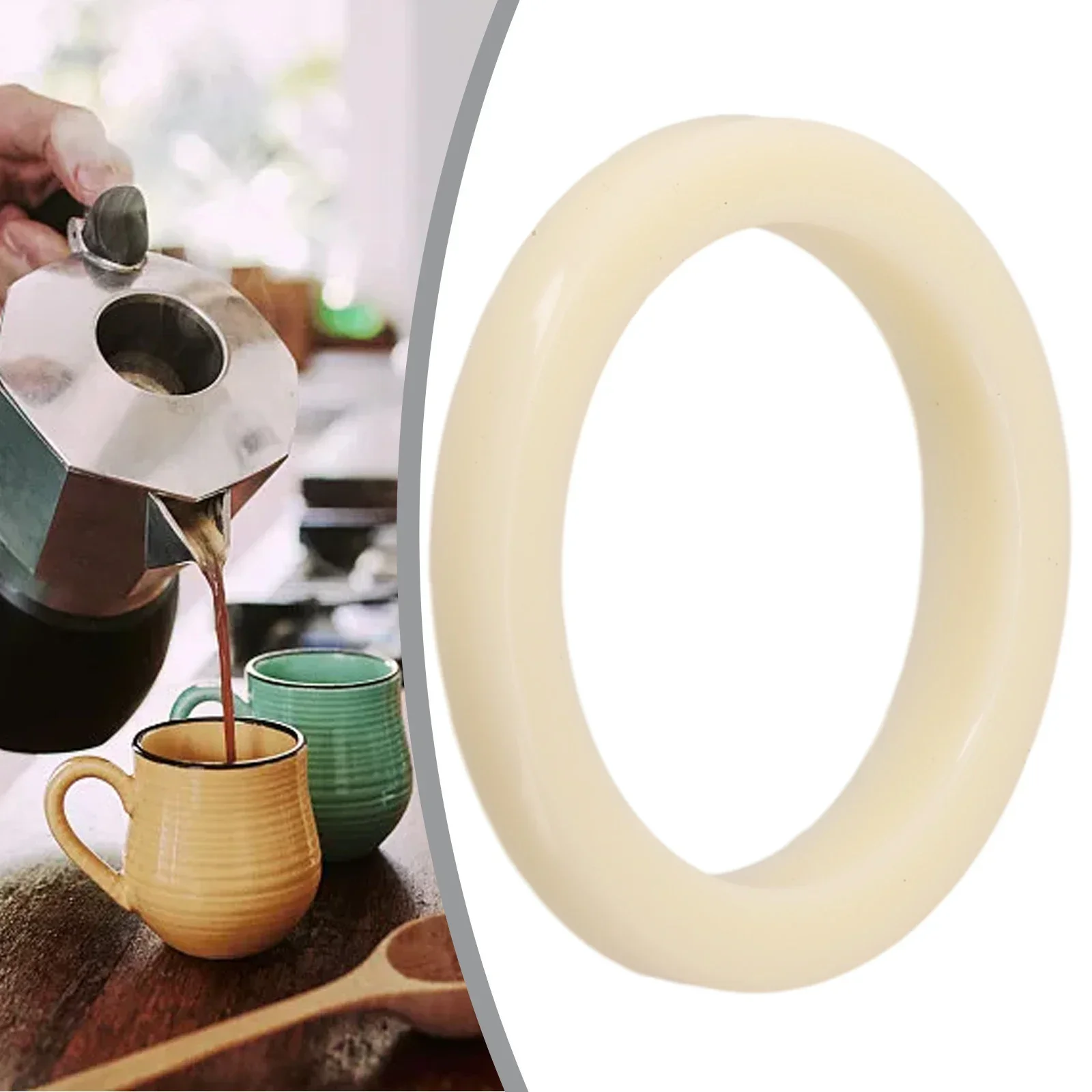 Accessories Seal O-rings 1pcs 54MM 878 870 Accessories Beige Coffee Machine For Breville Seal O-Rings Silicone