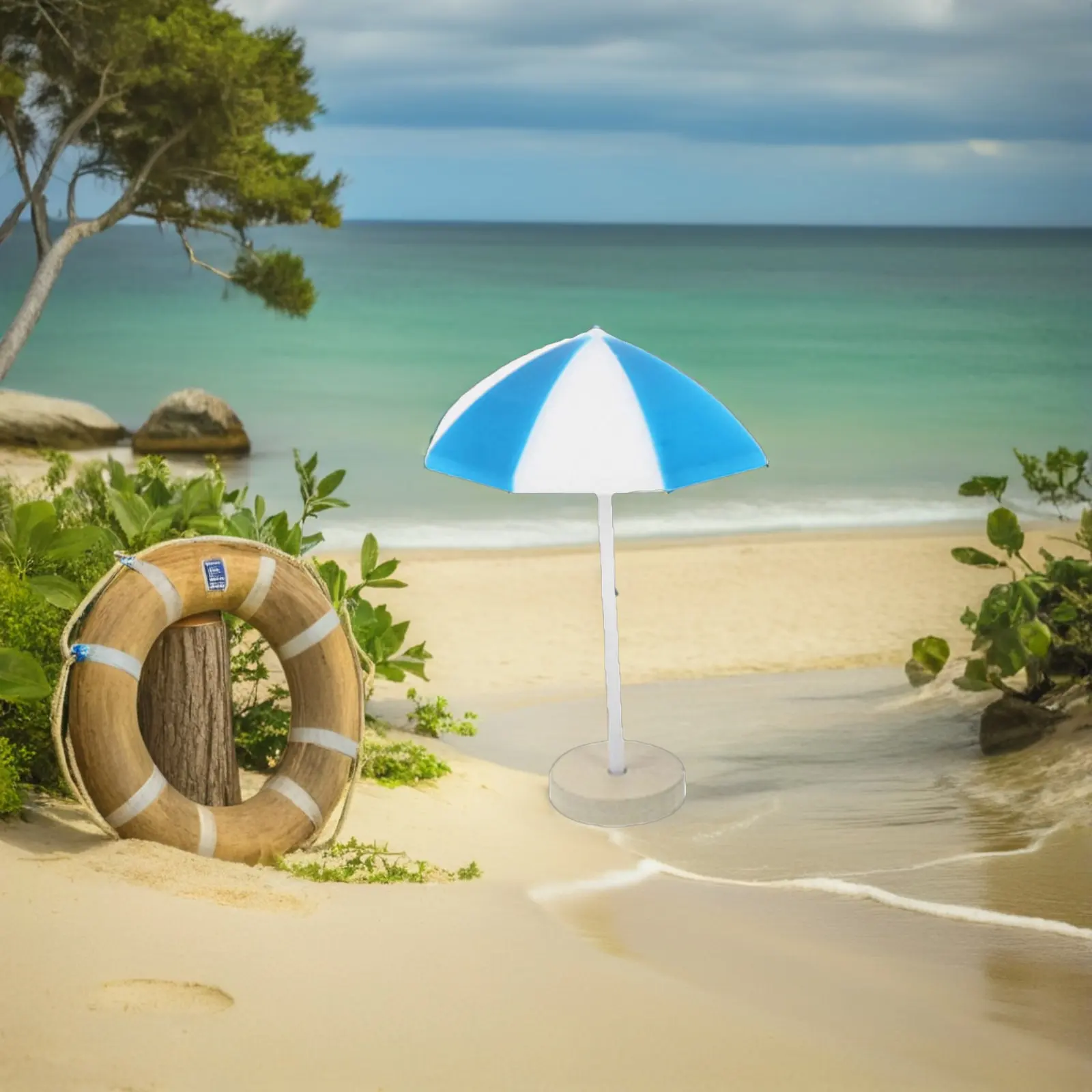 

3Pcs Miniature Plastic Sun Umbrella Dollhouse Decoration for DIY Micro Landscape Dollhouse Miniature Umbrella