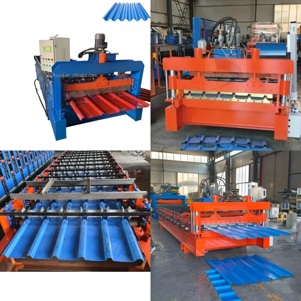 Roof Panel Making Machine for Color Steel Glazed Tile Roll Forming Machine Heavy Industrial Metal Sheet Forming