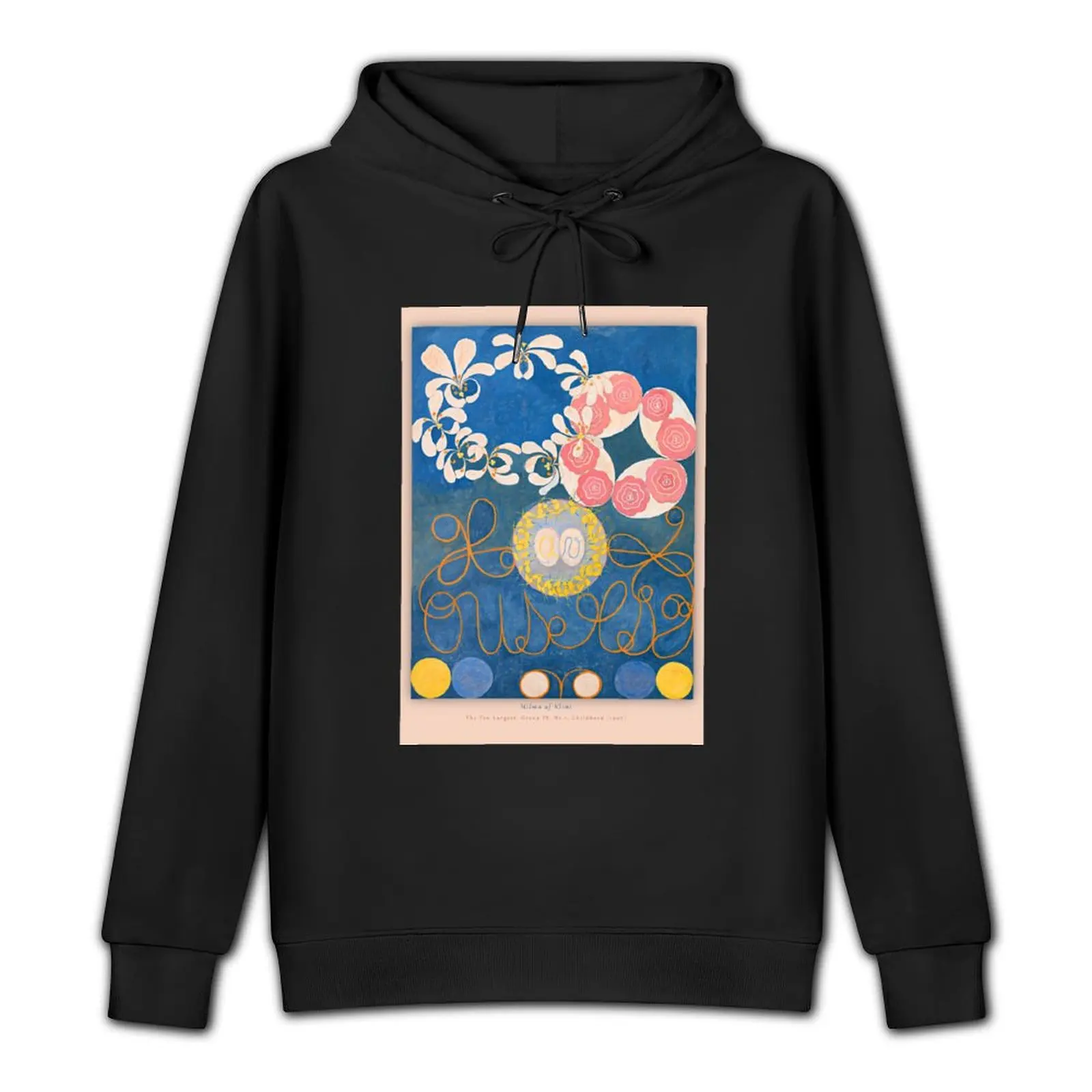 High Res Hilma af Klint Childhood No.1 1907 Pullover Hoodie fashion men men's winter sweater streetwear men men's hoodies